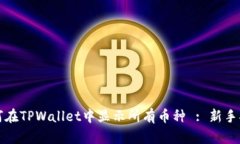 如何在TPWallet中显示所有币